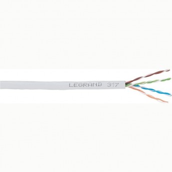Кабель для локальных сетей LEGRAND категория 5е U/UTP 4 пары PVC 305 м Кабель для локальных сетей LEGRAND категория 5е U/UTP 4 пары PVC 305 м
