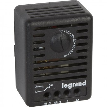 Термостат LEGRAND для шкафов/настенных шкафов XL-VDI 19' - 5-60°C , 12 или 250 В черный Термостат LEGRAND для шкафов/настенных шкафов XL-VDI 19' - 5-60°C , 12 или 250 В черный