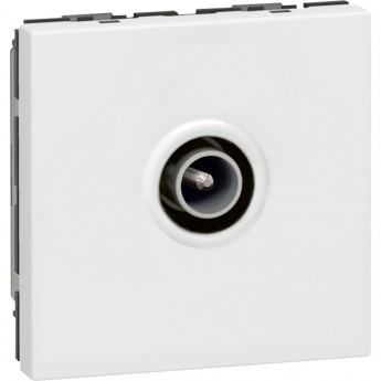 Штекер LEGRAND Mosaic TV диаметр 9,52 белый Штекер LEGRAND Mosaic TV диаметр 9,52 белый