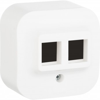 Адаптер LEGRAND Keystone Quteo для 1 или 2 розеток RJ45 IP 20 белый Адаптер LEGRAND Keystone Quteo для 1 или 2 розеток RJ45 IP 20 белый