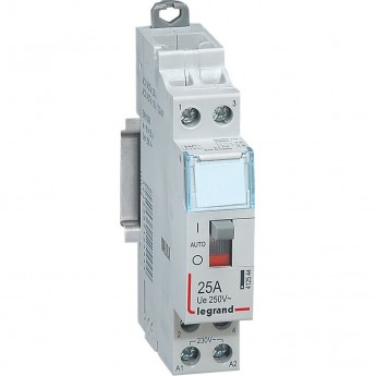 Контактор LEGRAND CX³, 2П, 250 В~, с катушкой 230 В~ - 25 A - 2 Н.О., 1 модуль, с рукояткой управления Контактор LEGRAND CX³, 2П, 250 В~, с катушкой 230 В~ - 25 A - 2 Н.О., 1 модуль, с рукояткой управления
