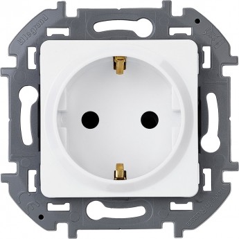 Розетка LEGRAND INSPIRIA 2К+З немецкий стандарт 16 А 250 В белый